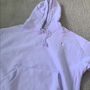 rare lilac champion hoodie!!